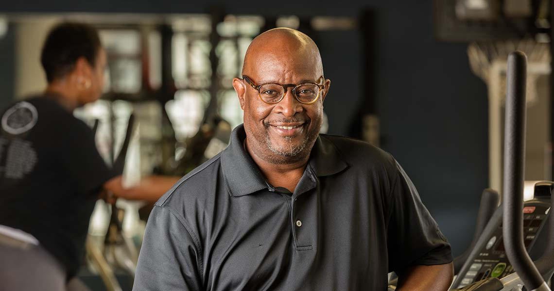 Reverend Eric D. Williams in the Wellness Center